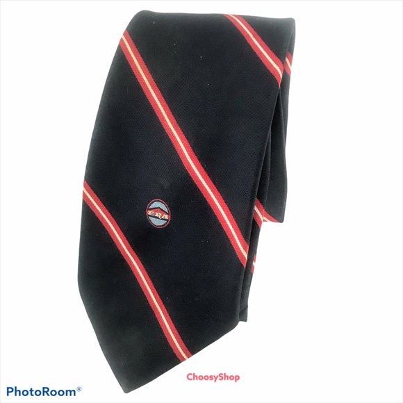 Navy Tie Progressive Image Real Estate Era Vintage Los Angeles - Picture 1 of 11